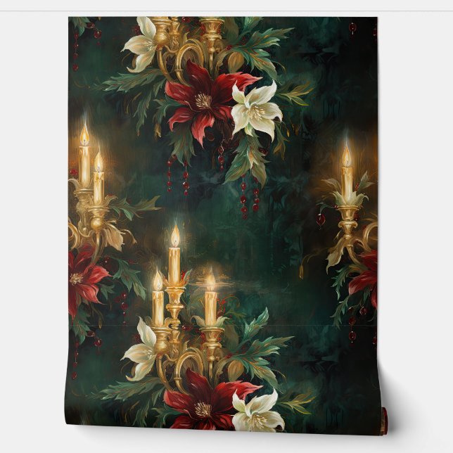 Papel Pintado Navidades Sombreados Ballet Botánico (Desenrollar)