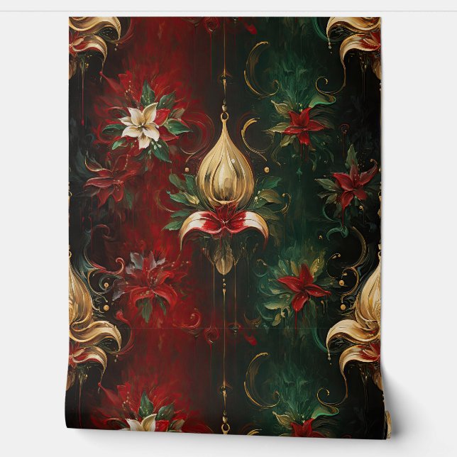 Papel Pintado Navidades Sombreados Ballet Botánico (Desenrollar)