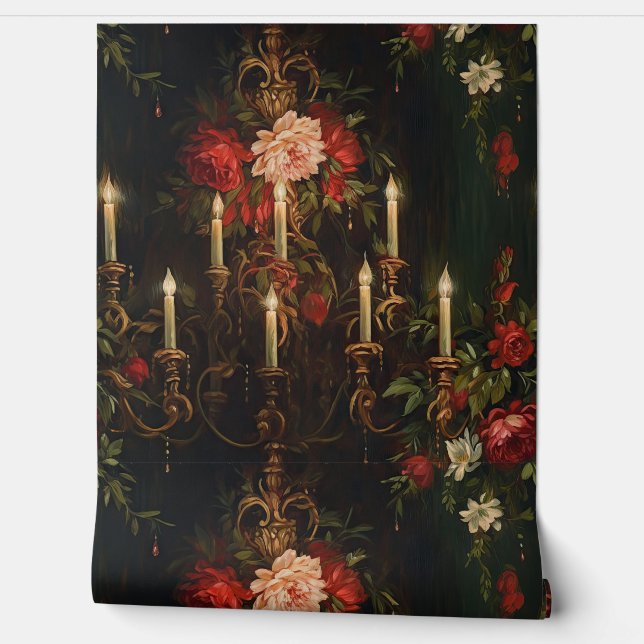 Papel Pintado Navidades Sombreados Ballet Botánico (Desenrollar)