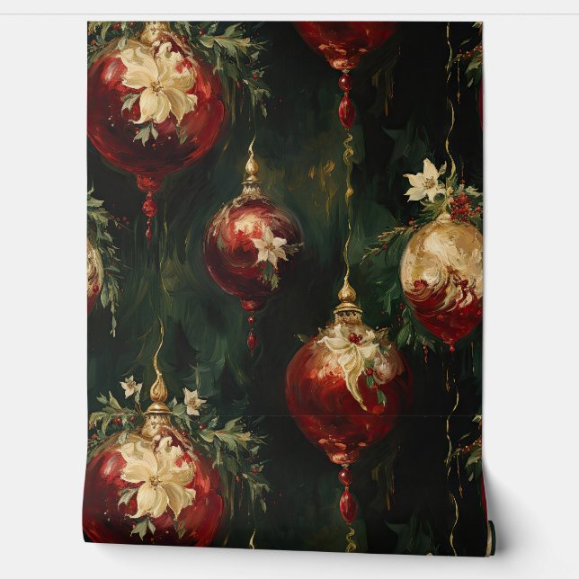 Papel Pintado Navidades Sombreados Ballet Botánico (Desenrollar)