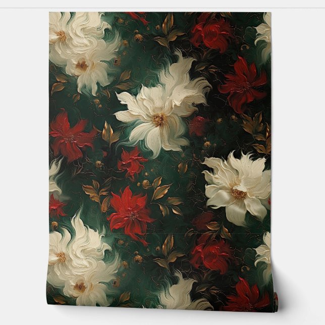 Papel Pintado Navidades Sombreados Ballet Botánico (Desenrollar)