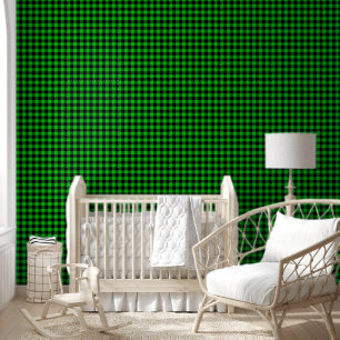 Papel Pintado Negro y verde verificado
