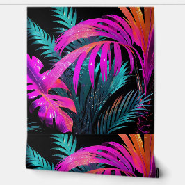 Papel Pintado Neon Disco Jungle Peel y Stick