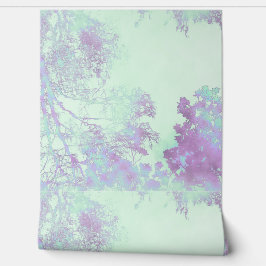 Papel Pintado Niebla de hoja ancha de lavanda