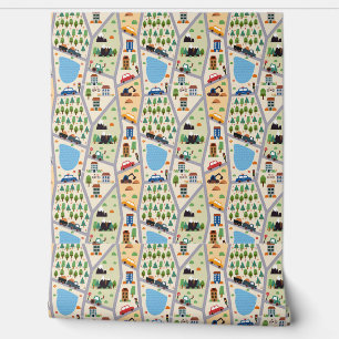 Papel Pintado Niños de las calles ocupadas