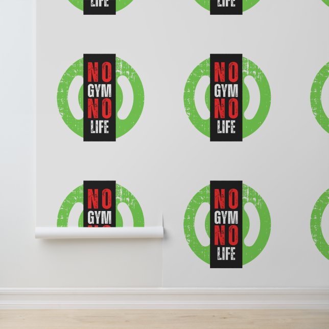 PAPEL PINTADO NO HAY GIMNASIO NI VIDA (Solicitud)