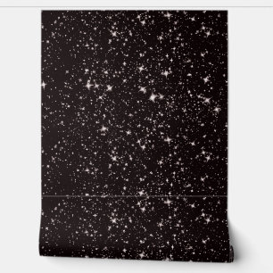 Papel Pintado noche negra de estrellas