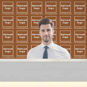 Papel Pintado Nombre comercial y logotipo en Brown
