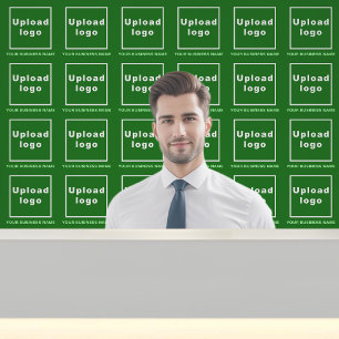 Papel Pintado Nombre comercial y logotipo en verde