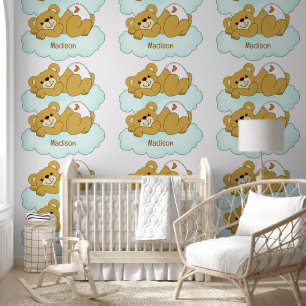 Papel Pintado Nombre personalizado Bear Bear Teddy