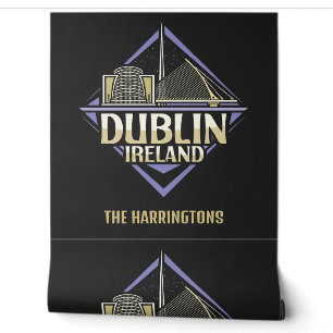 Papel Pintado Nombre personalizado Dublín Irlanda