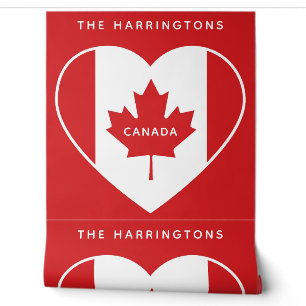 Papel Pintado Nombre personalizado y texto Canadá