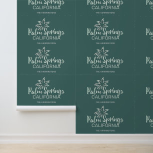 Papel Pintado Nombre y color personalizados Palm Springs Califor