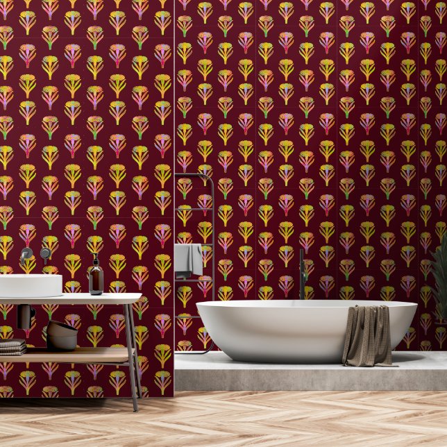 Papel Pintado Nouveau Riche florece la sangre (Baño)