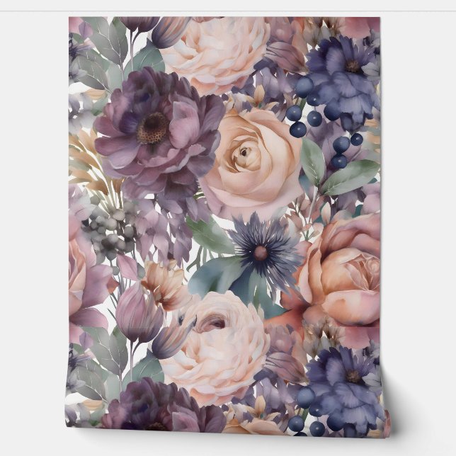Papel Pintado Novia Sonrojada Ballet Botánico (Desenrollar)