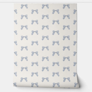 Papel Pintado Nursera Bow Elegante De Pescado Azul