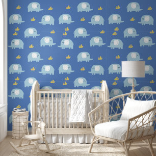 Papel Pintado Nursera de Elephant Safari