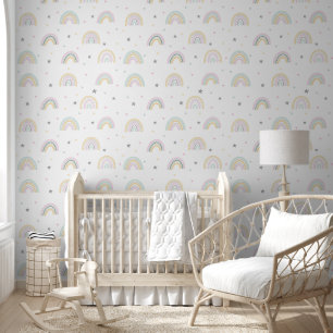 Papel Pintado Nursera de Rainbow Trendy Boho