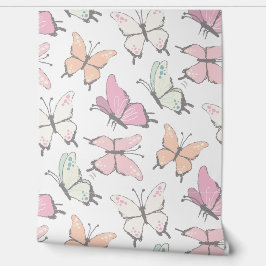 Papel Pintado Nursera del patrón de mariposa