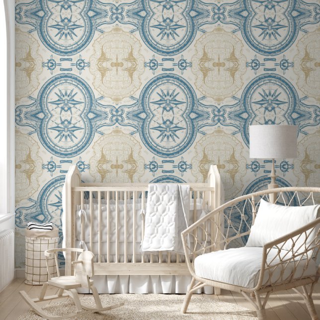 Papel Pintado Nursera Náutica (Niños)