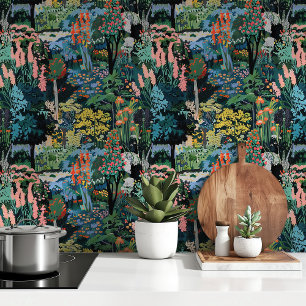 Papel Pintado Oasis de Jardín vibrante