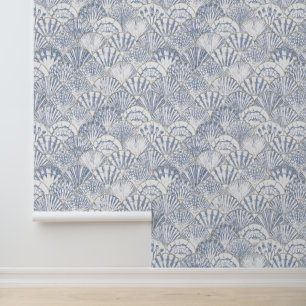 Papel Pintado Ocean Shelfs Oro de la sirena