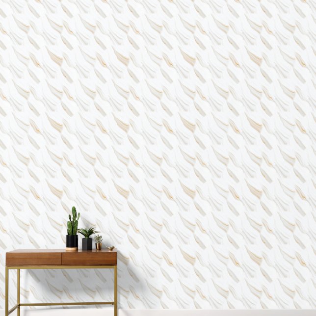 Papel Pintado Olas de mármol italiano de lujo (Pasillo)