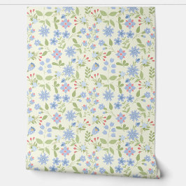 Papel Pintado Olvídenme y flores de maíz