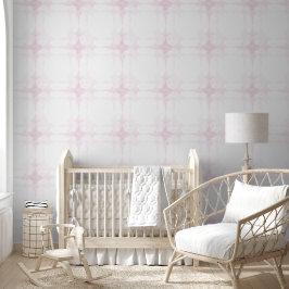 Papel Pintado Onda de sonido de habitación de niña rosa estilo m