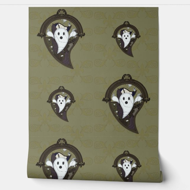 Papel Pintado Ooh the Ghost (Desenrollar)