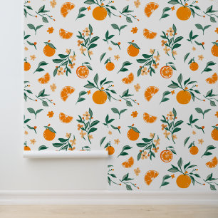 Papel Pintado Orchard, Naranja ruso