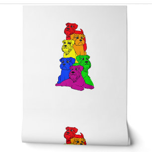 Papel Pintado Orgullo Gay Schnauzer Perro Lover LGBT Gracioso Ar