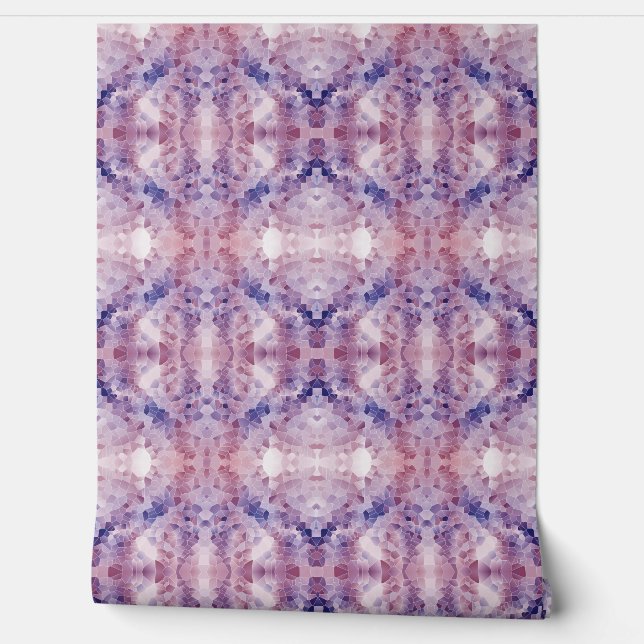 Papel Pintado Ornamento del patrón mosaico de Honeycomb (Desenrollar)