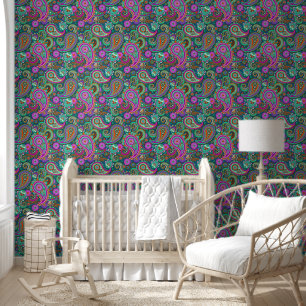 Papel Pintado Ornamentos Paisley / Patrón 2