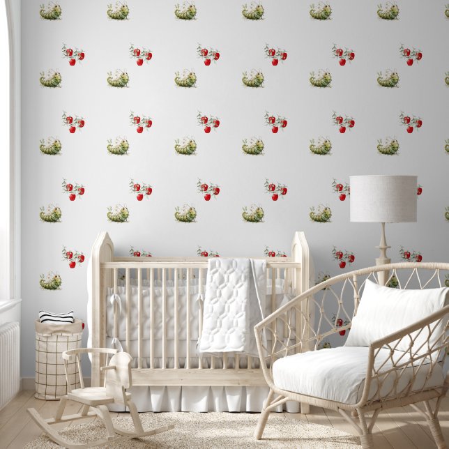 Papel Pintado Oruga Adorable (Niños)