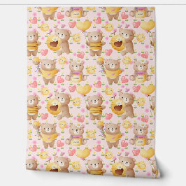 Papel Pintado Ositos y miel