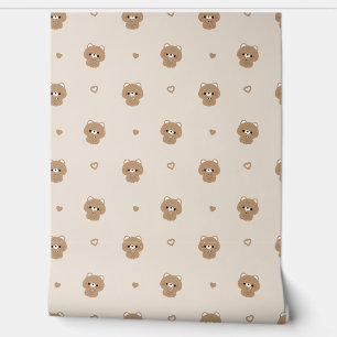Papel Pintado Oso marrón