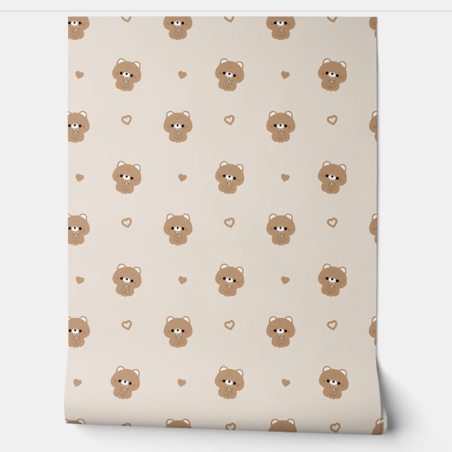 Papel Pintado Oso marrón (Desenrollar)
