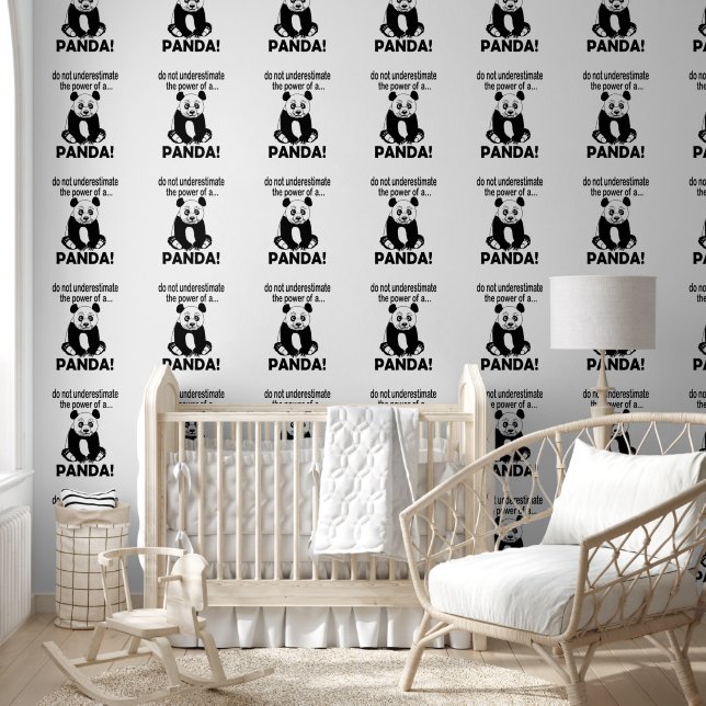 Papel Pintado Oso Panda Divertido Cute Panda (Niños)