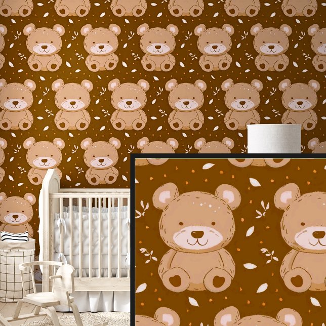 Papel Pintado Osos de peluche en Brown (Subido por el creador)