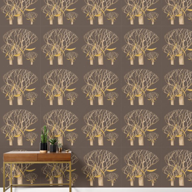 Papel Pintado Otoño tardío en un (Pasillo)