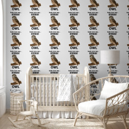 Papel Pintado Owl Look In My Eyes Owl
