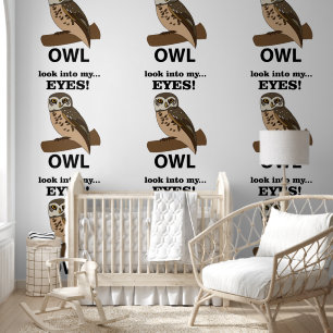 Papel Pintado Owl Look In My Eyes Owl