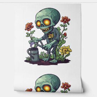 Papel Pintado Padre Planta Zombie