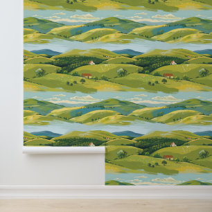 Papel Pintado Paisaje Mural Hills Country