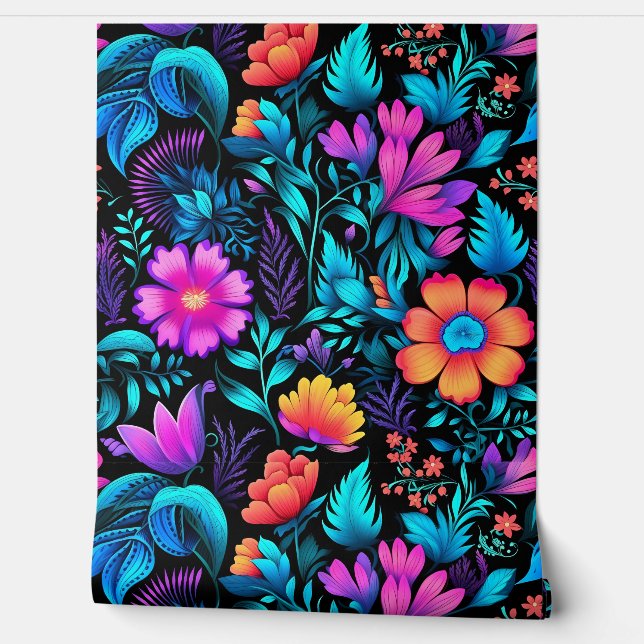 Papel Pintado Paisaje peatonal primático Botánico (Desenrollar)