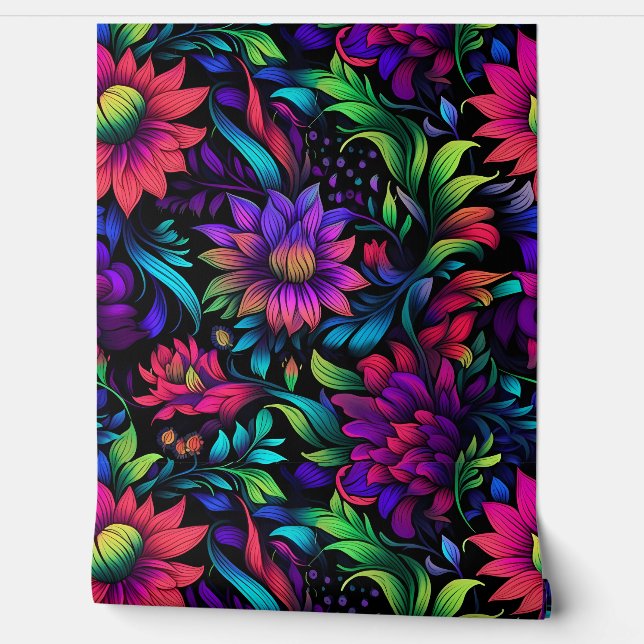 Papel Pintado Paisaje peatonal primático Botánico (Desenrollar)