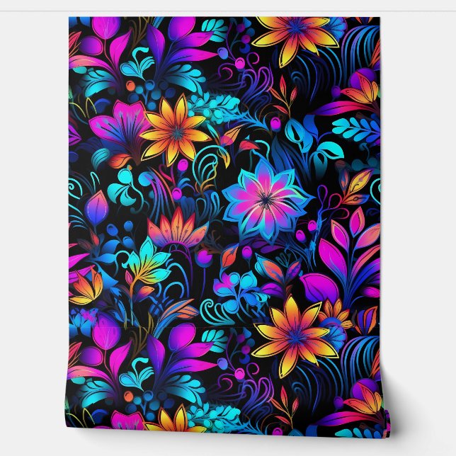 Papel Pintado Paisaje peatonal primático Botánico (Desenrollar)