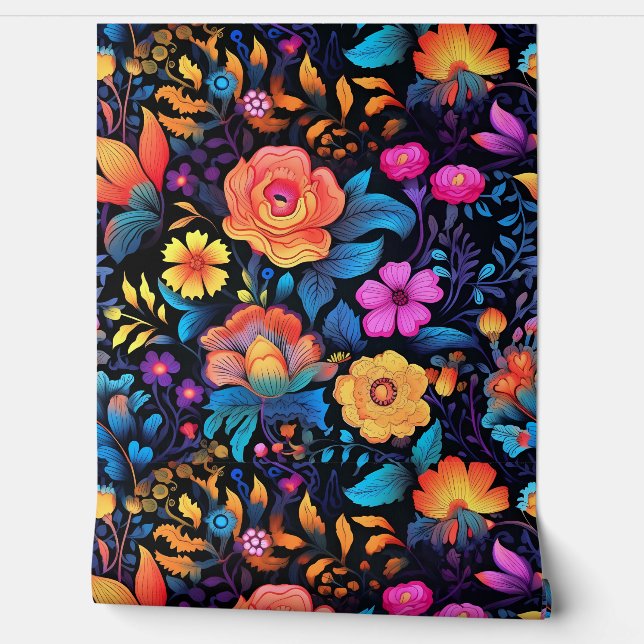 Papel Pintado Paisaje peatonal primático Botánico (Desenrollar)