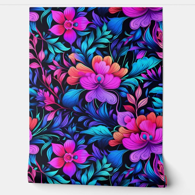 Papel Pintado Paisaje peatonal primático Botánico (Desenrollar)